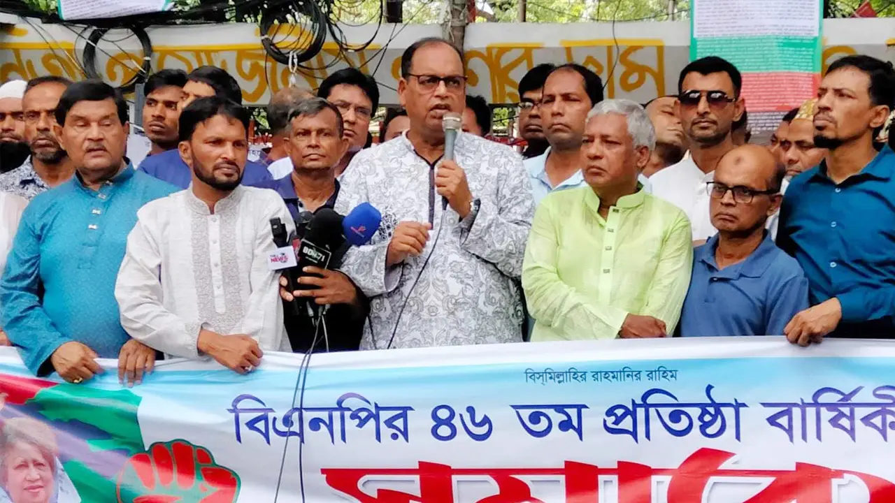 বিএনপির জন্ম না হলে দেশে গণতন্ত্র ফিরে আসত না : দুদু
