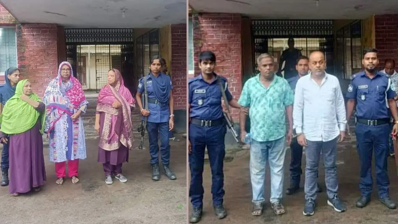 বাগেরহাটে চাঁদাবাজি ও মারধরের মামলায় ৫ কাউন্সিলর কারাগারে
