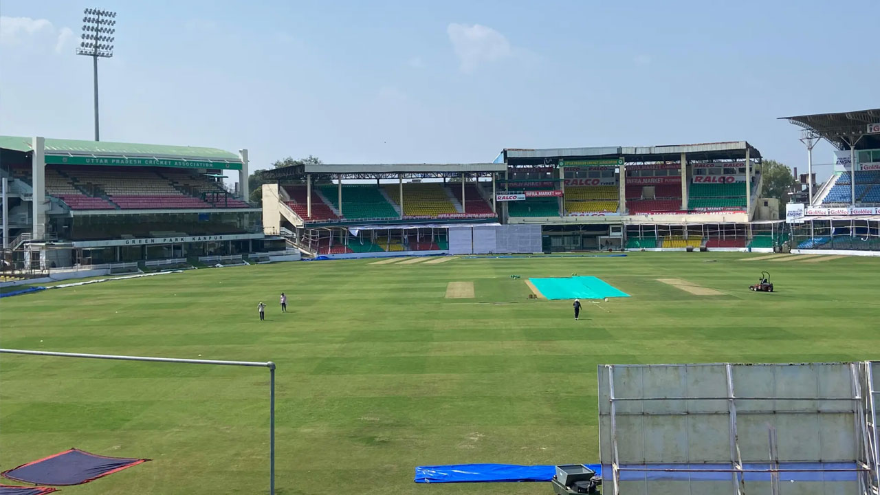 টেস্ট শুরুর দুদিন আগে কানপুর স্টেডিয়ামে নতুন শঙ্কা