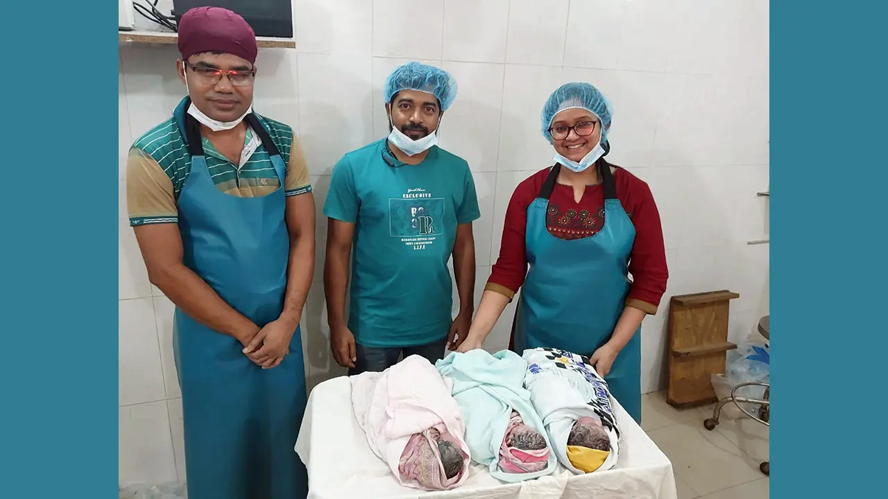মুন্সীগঞ্জে একসঙ্গে তিন সন্তানের জন্ম দিলেন প্রসূতি