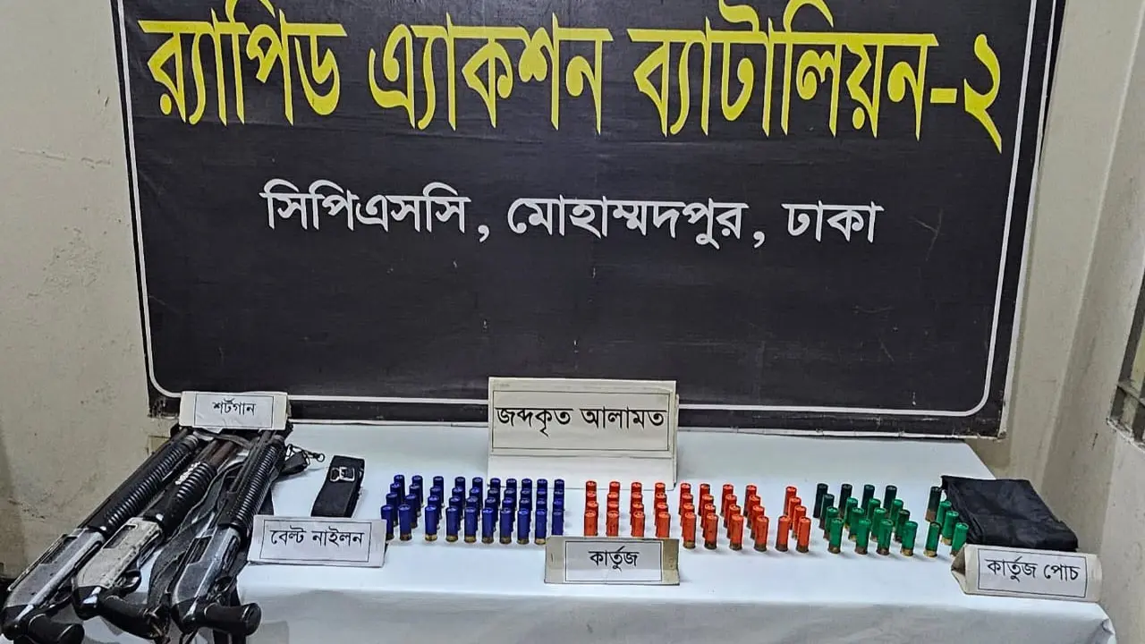 মোহাম্মদপুর বেড়িবাঁধে পড়েছিল পুলিশের ৩টি শটগান