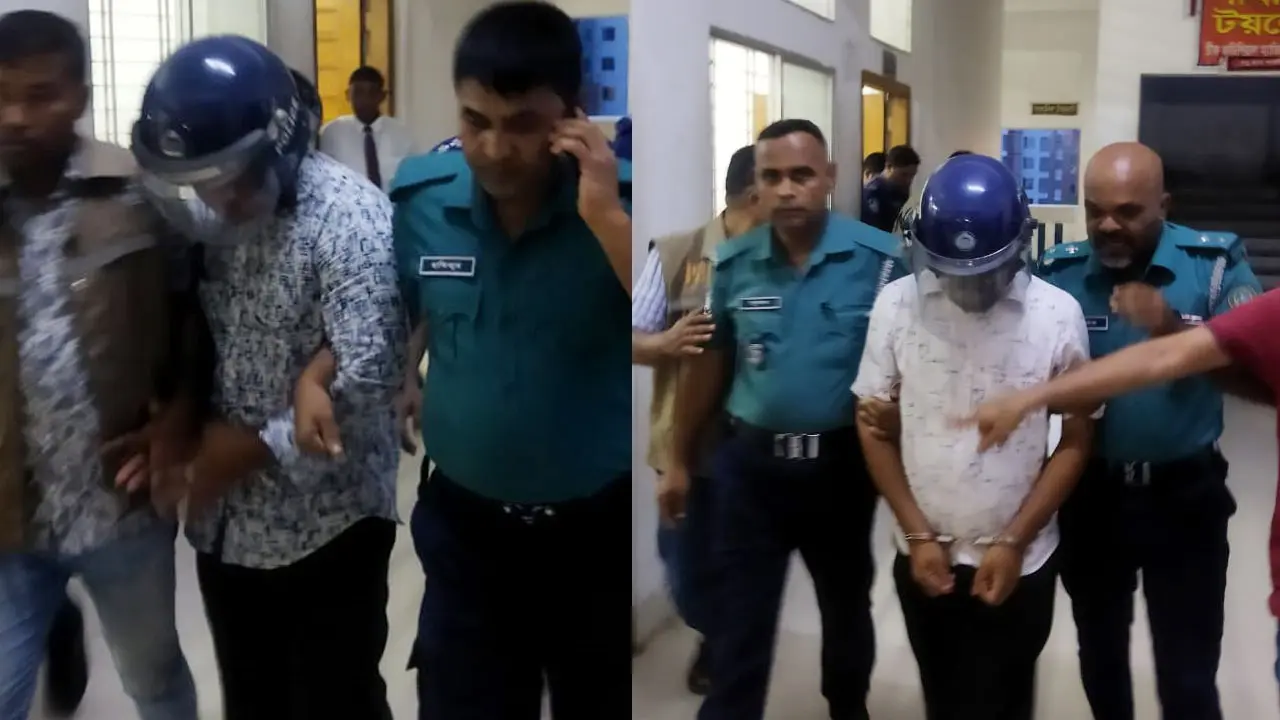রিমান্ড শেষ না হতেই দুই পুলিশ সদস্যকে কারাগারে প্রেরণ