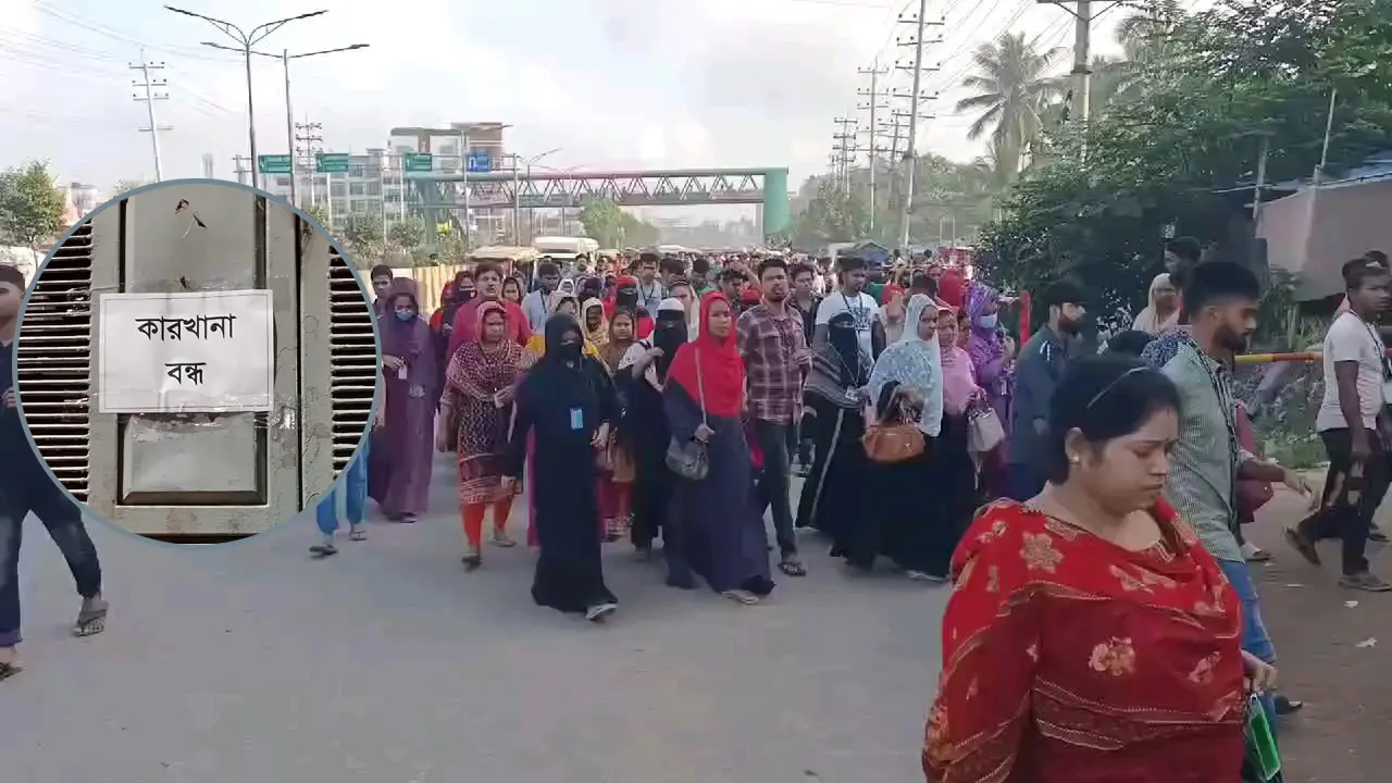 আশুলিয়ায় ৭৯ পোশাক কারখানায় সাধারণ ছুটি