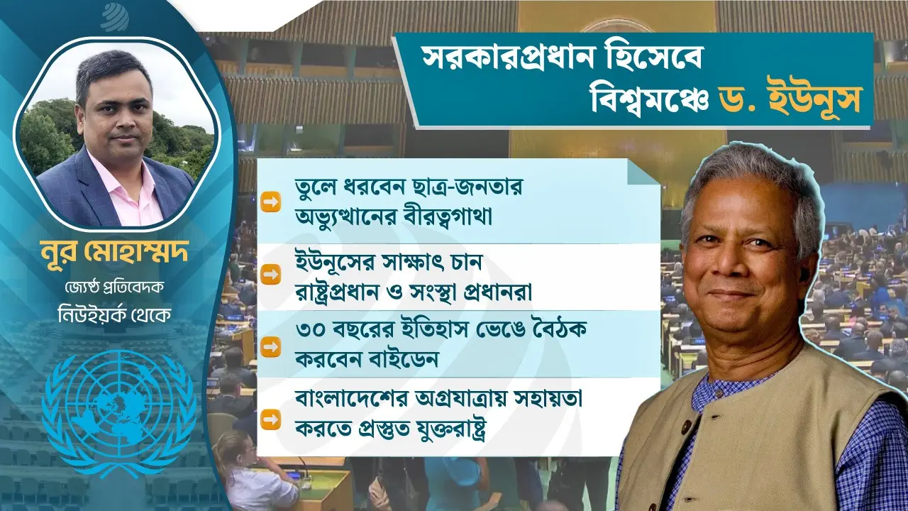 ‘মধ্যমণি’ ড. ইউনূস নজর কাড়বেন বিশ্বনেতাদের