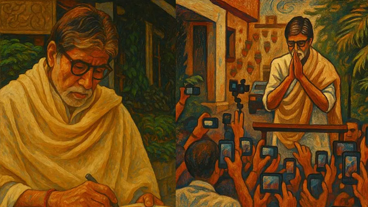 এবার জিবলির ট্রেন্ডে গা ভাসালেন অমিতাভ বচ্চন