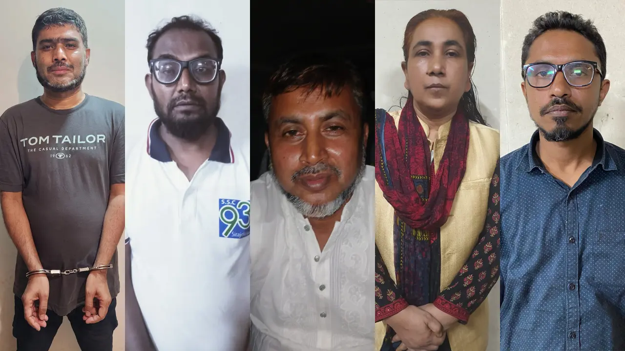 সেনাবাহিনীর গাড়ি পোড়ানোর মামলার আসামিসহ গ্রেপ্তার ৫