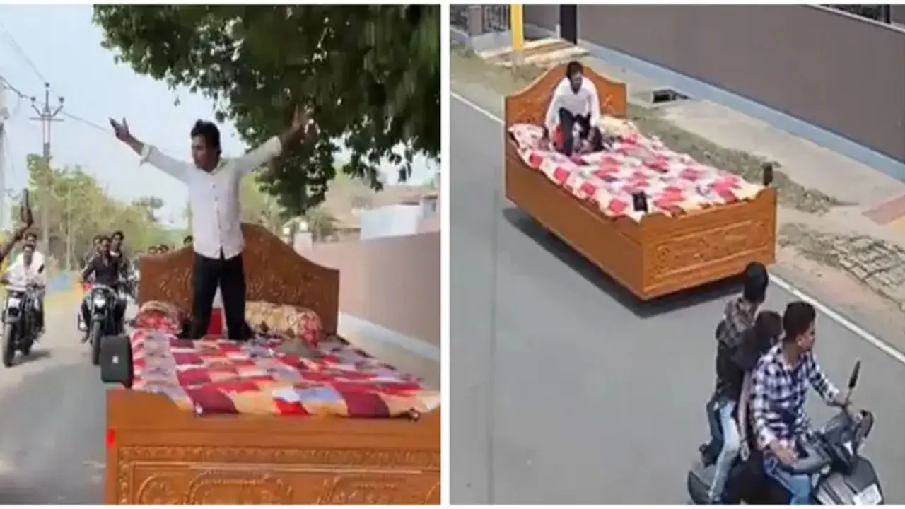 সোশ্যাল মিডিয়ায় ভাইরাল সেই ‘চলমান-খাট’ নিয়ে গেল পুলিশ