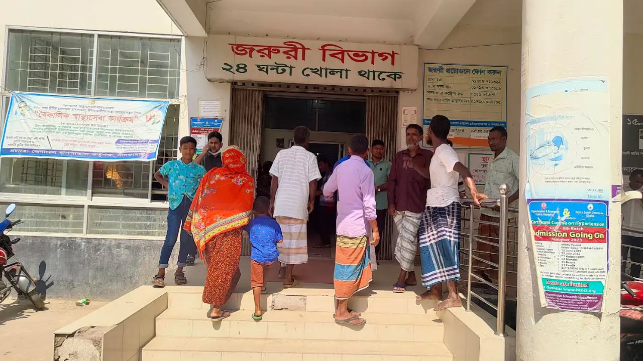 নীলফামারীতে গ্যাস সিলিন্ডার লিকেজ থেকে বিস্ফোরণ, ২ শ্রমিক দগ্ধ