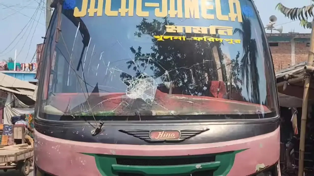 মাগুরায় বাসের ধাক্কায় ভ্যানচালক নিহত