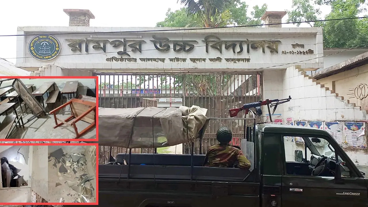 গণিত পরীক্ষা খারাপ হওয়ায় এসএসসি পরীক্ষার্থীদের কেন্দ্র ভাঙচুর