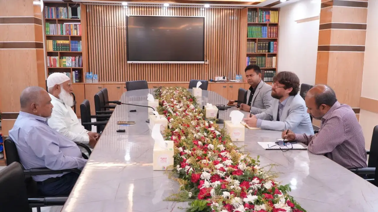 জামায়াত আমিরের সঙ্গে প্যাট্রিক শ্রোয়েডারের সৌজন্য সাক্ষাৎ