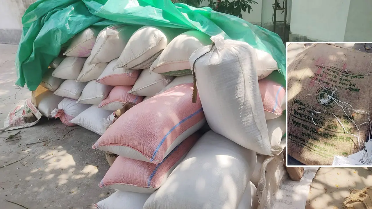 নওগাঁয় ‘খাদ্যবান্ধব কর্মসূচির’ ১৭১৯ কেজি চাল জব্দ