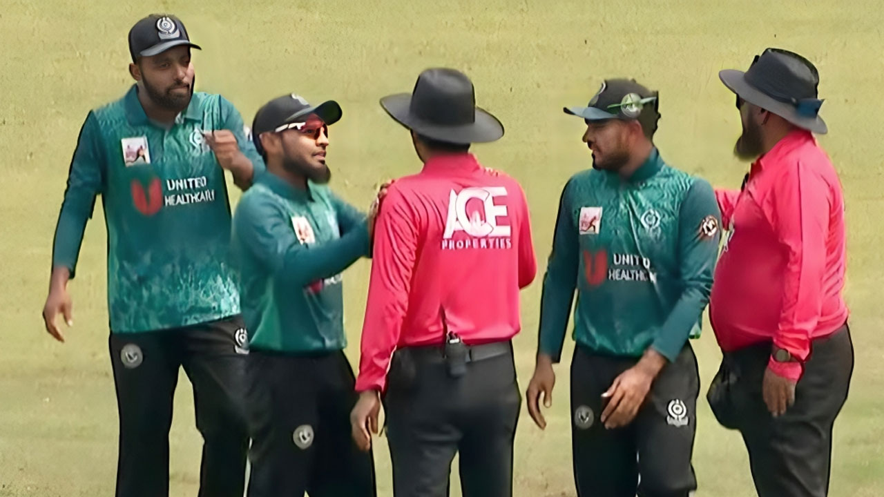 ‘তিনি আন্তর্জাতিক মানের আম্পায়ার হলে, আমিও আন্তর্জাতিক খেলোয়াড়’