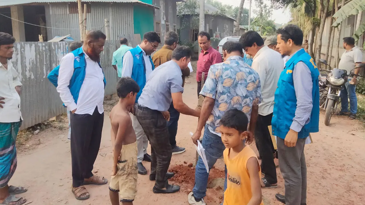 রাস্তার কাজ না করেই ৫২ লাখ ৫৯ হাজার ১০৭ টাকা আত্মসাৎ