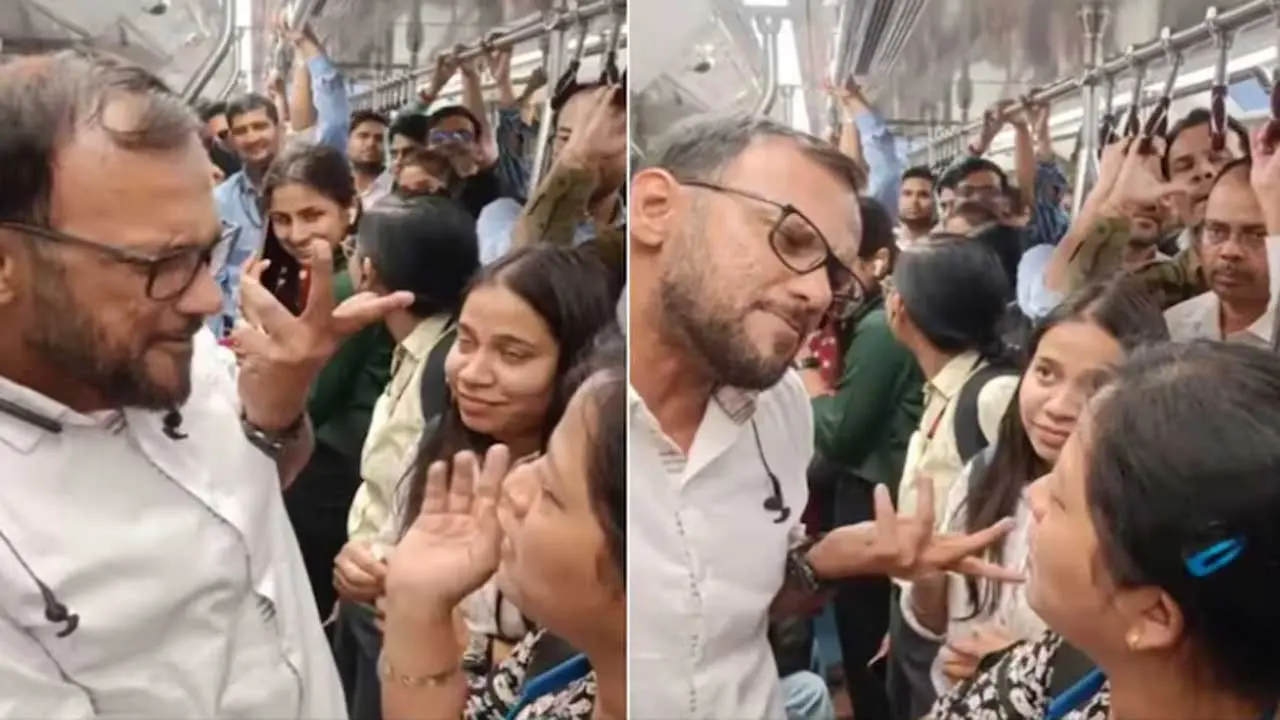 মেট্রোরেলে বসার আসন নিয়ে বাগ্বিতণ্ডা, ভিডিও ভাইরাল