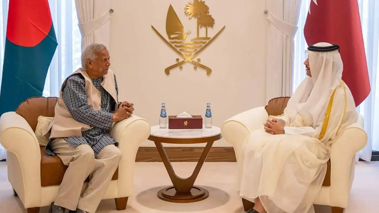 বাংলাদেশ পুনর্গঠনে ড. ইউনূসকে সব ধরনের সহায়তার আশ্বাস কাতারের