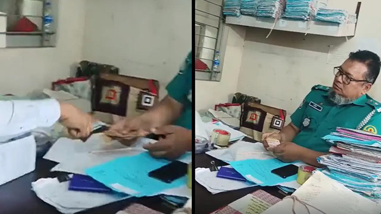 চট্টগ্রাম আদালতে পুলিশের ঘুষ নেওয়ার ভিডিও ভাইরাল