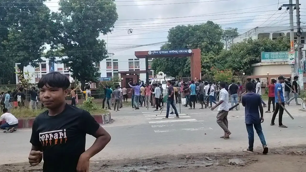 গণআন্দোলনের প্রতীক হয়ে উঠেছিলেন গাইবান্ধার মেহজাবিন