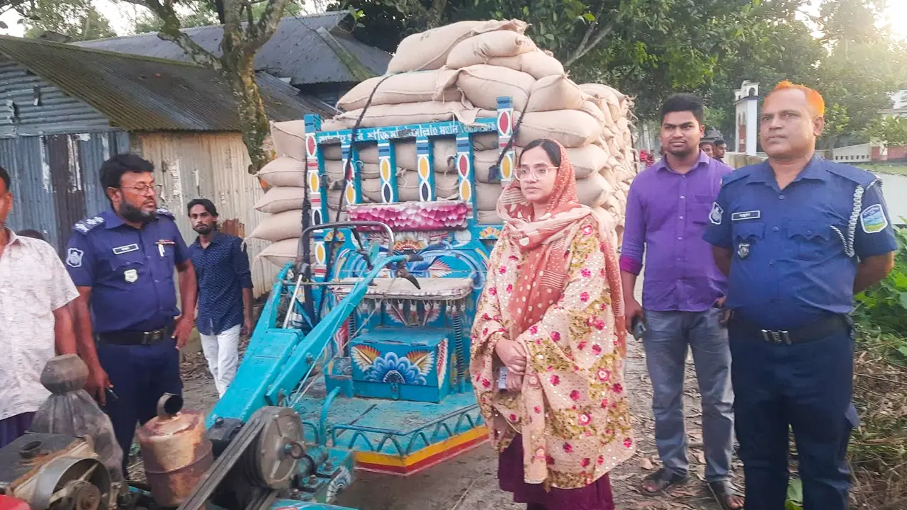 জামালপুরে ১৬০ বস্তা সরকারি চাল জব্দ