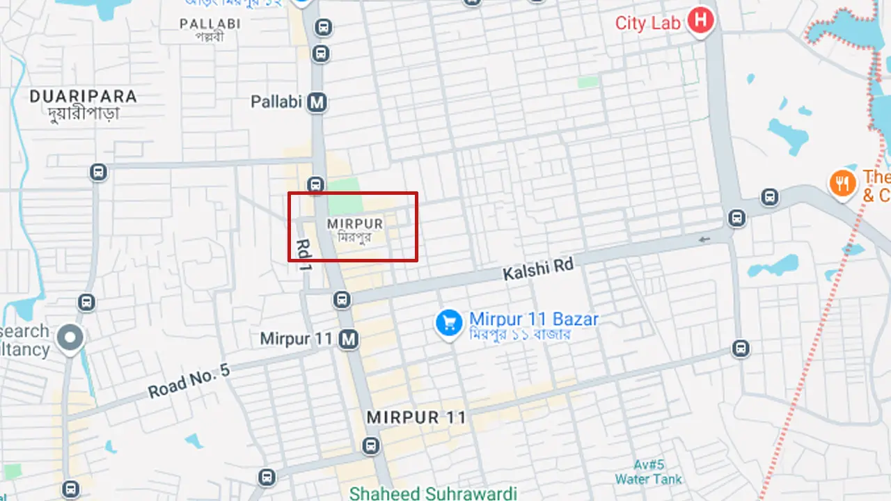 মিরপুরে পিকআপভ্যানের ধাক্কায় মোটরসাইকেল চালক নিহত 
