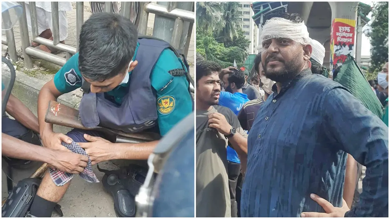 পুলিশ ও প্রকৌশল শিক্ষার্থীদের মধ্যে ধাওয়া-পাল্টা ধাওয়া, আহত ১০