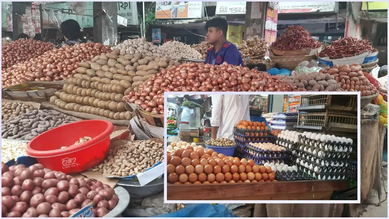 পেঁয়াজের সেঞ্চুরি ছুঁইছুঁই, ডিমের ডজন ১৫০