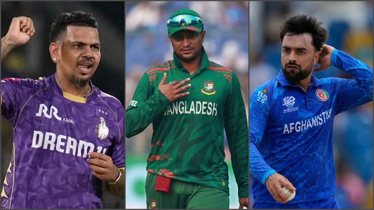 সাকিব, নারিন ও নিজের মাঝে সেরা বেছে নিলেন রশিদ খান