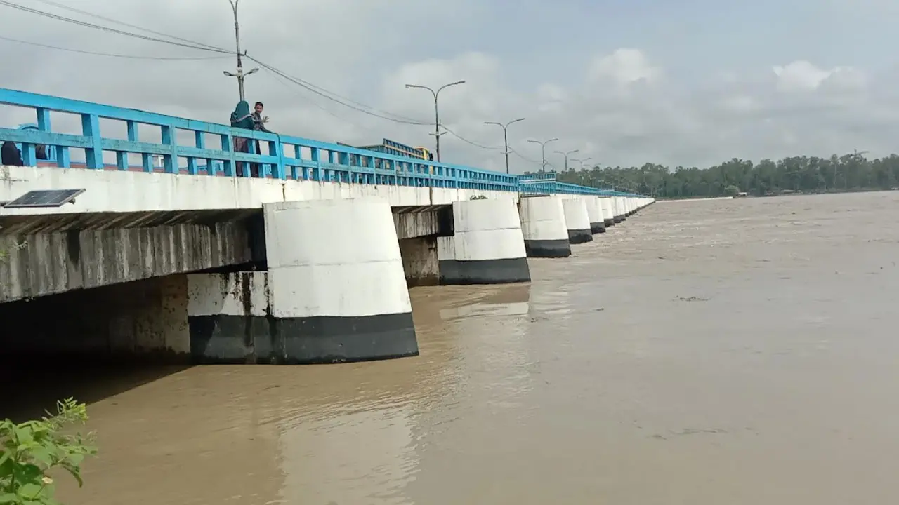ডালিয়া পয়েন্টে তিস্তার পানি বিপৎসীমার ৭ সেন্টিমিটার ওপরে