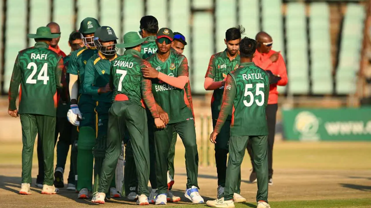 দক্ষিণ আফ্রিকাকে ৩৩ রানে হারিয়ে চ্যাম্পিয়ন বাংলাদেশ