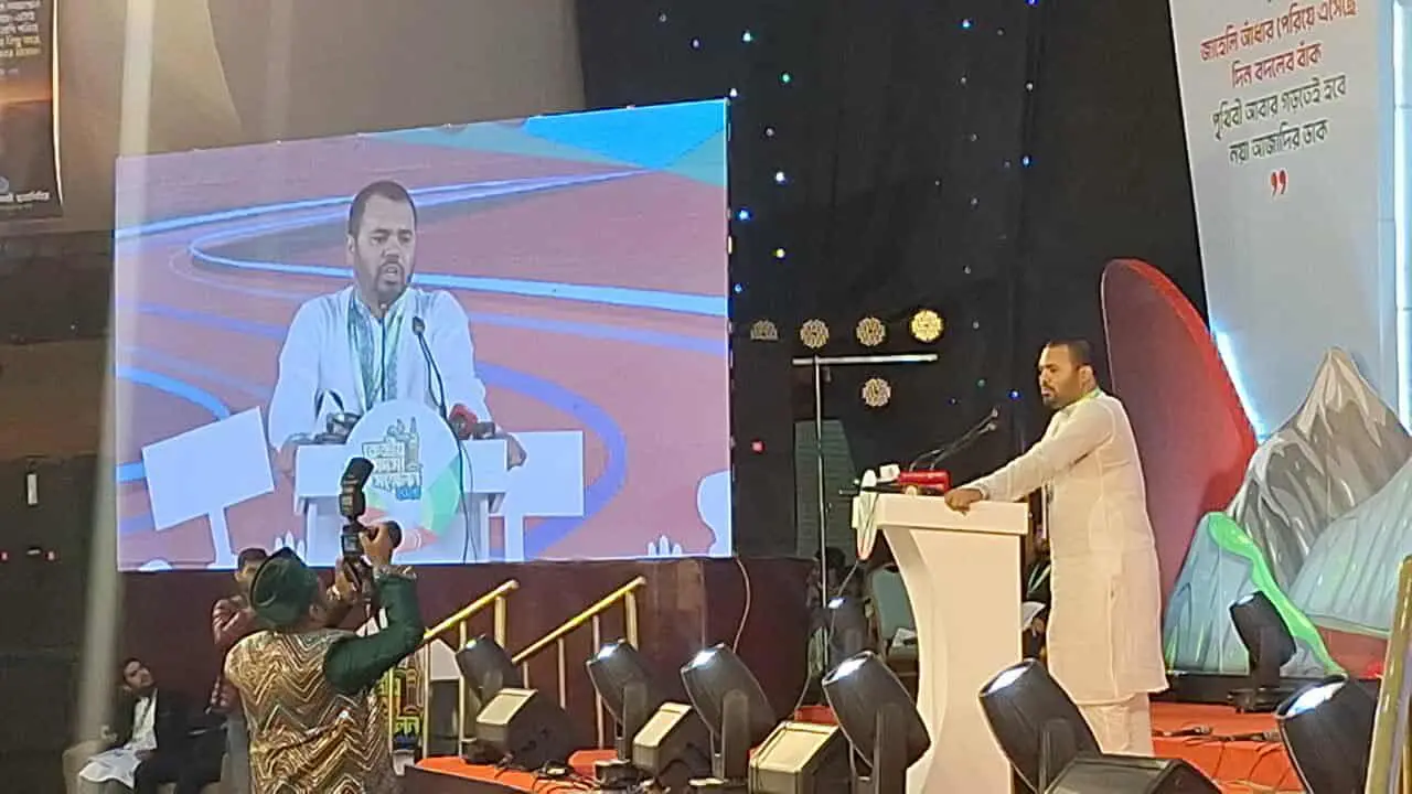 শহীদ ওসমানের রক্তের ঋণ শোধ করতে ইনসাফের রাষ্ট্র গড়তে হবে : ওমর বিন হাদি