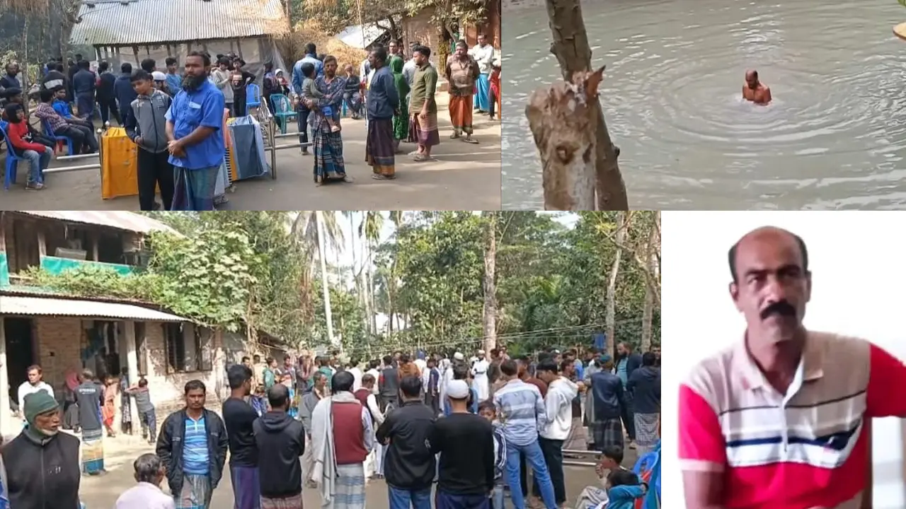 ৫০০ টাকার বাজিতে ঠান্ডা পানিতে একশ ডুব, প্রাণ গেল কৃষকের