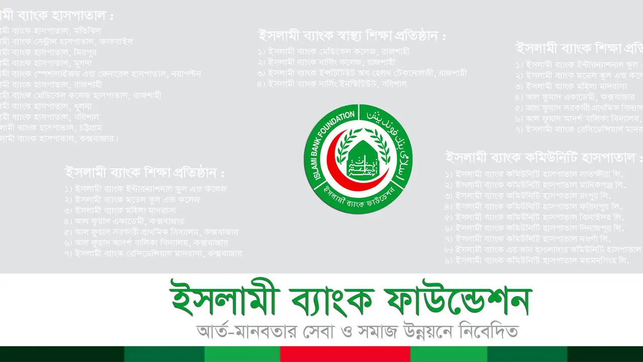 কম্পিউটার অপারেটর পদে নিয়োগ দিচ্ছে ইসলামী ব্যাংক ফাউন্ডেশন