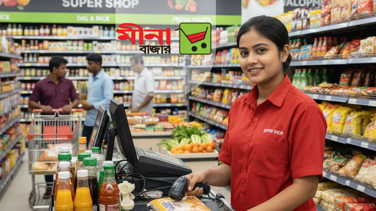 আউটলেটে ক্যাশিয়ার পদে নিয়োগ দিচ্ছে মীনা বাজার