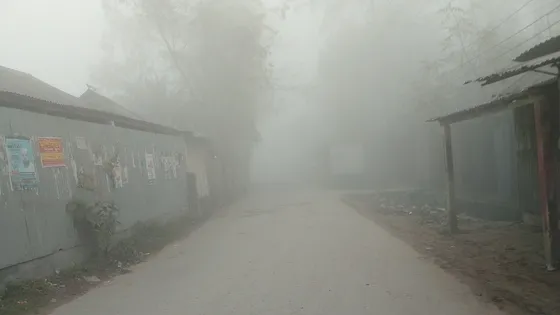 কুড়িগ্রামে কনকনে ঠান্ডায় বিপর্যস্ত জনজীবন