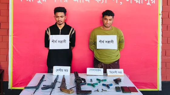 বিদেশি রিভলবারসহ লক্ষ্মীপুরে ২ যুবক গ্রেপ্তার