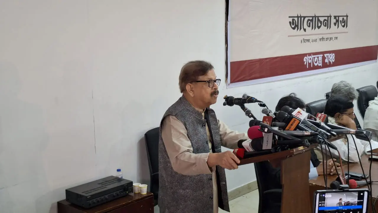 ‘নির্বাচন ছাড়া কোনো বিকল্প নেই, নির্বাচন হতেই হবে’