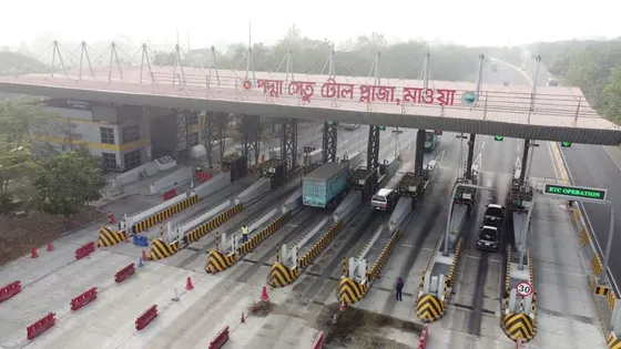 পদ্মা সেতুর টোল প্লাজায় যানবাহন চলাচল স্বাভাবিক, নেই বাড়তি চাপ