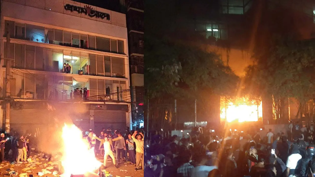 প্রথম আলো কার্যালয়ে হামলা : অজ্ঞাতপরিচয় ৫০০ জনের বিরুদ্ধে মামলা