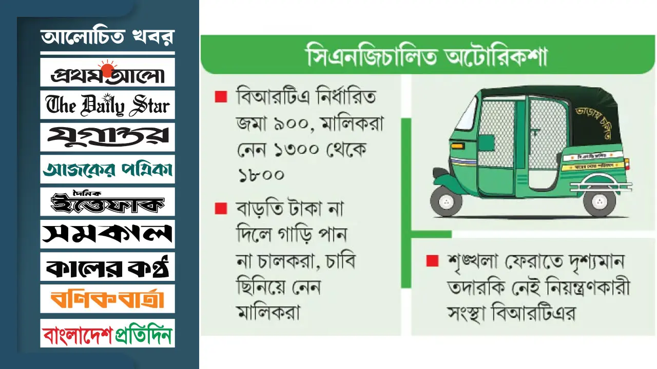 বিআরটিএ নির্ধারিত জমা যেন কাজির গরু