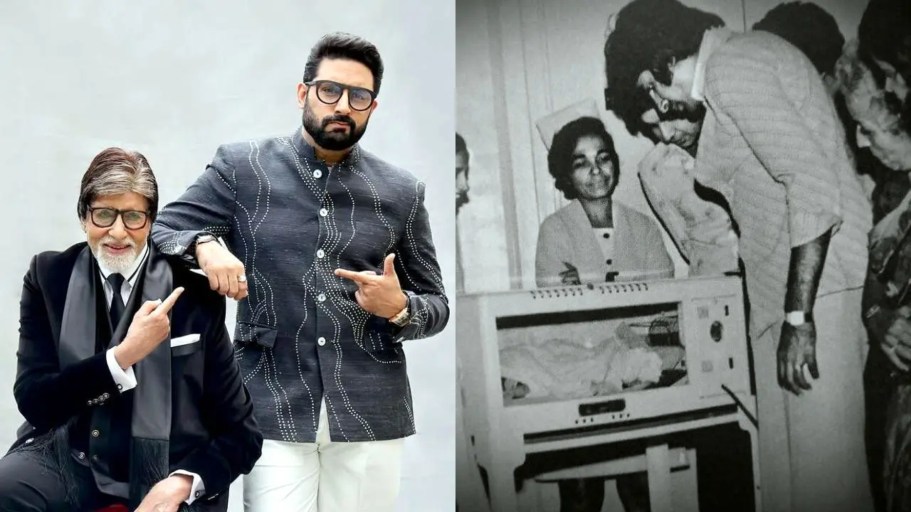 অভিষেকের জন্মের ছবি প্রকাশ করলেন অমিতাভ, কীভাবে দিনগুলো কেটে গেল