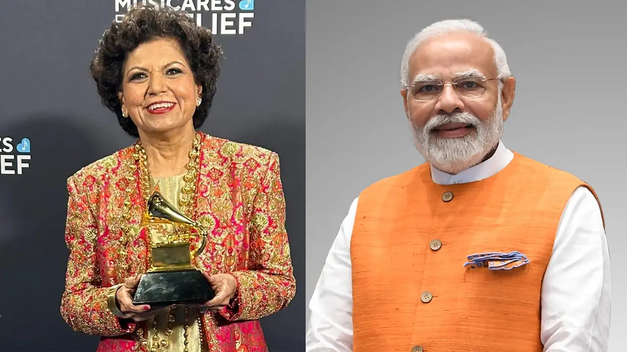 গ্র্যামি পুরস্কার পেয়ে মোদিকে বিশেষ বার্তা দিলেন চন্দ্রিকা