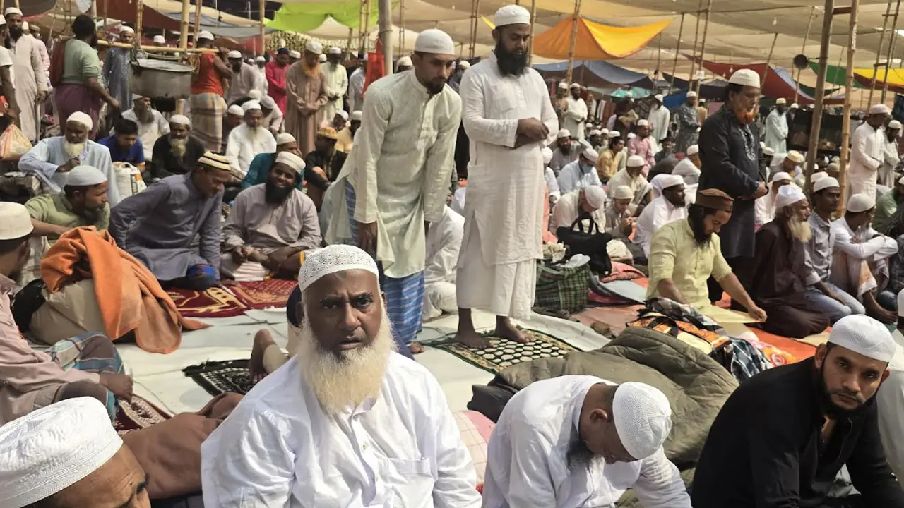 বিশ্ব ইজতেমার দ্বিতীয় পর্বের আখেরি মোনাজাত শুরু