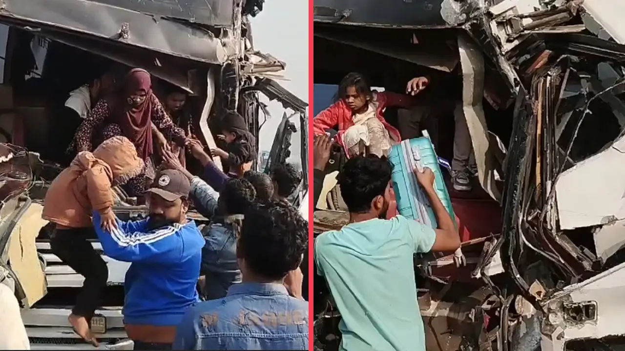 ঢাকা-মাওয়া এক্সপ্রেসওয়েতে ৩ গাড়ির সংঘর্ষ, আহত ১২