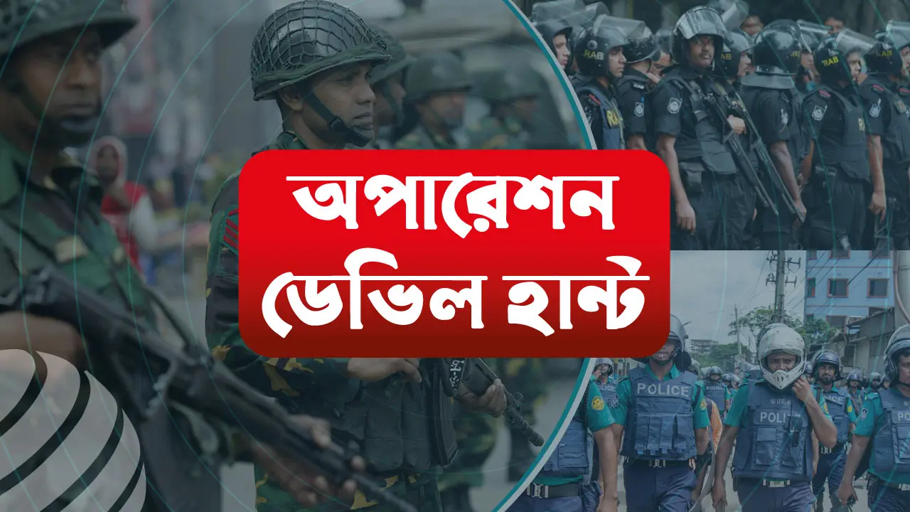 সারা দেশে অপারেশন ডেভিল হান্টে গ্রেপ্তার ৫৮৫ জন