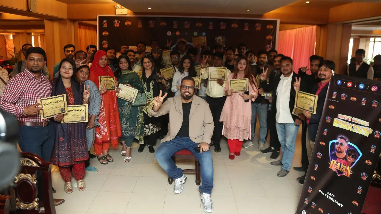 কনটেন্ট ক্রিয়েটরদের নিয়ে রবিন রাফানের প্রশিক্ষণ কর্মশালা