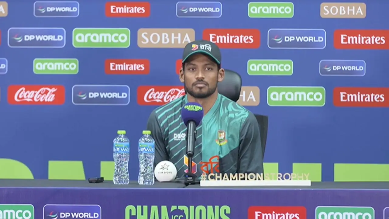 নিজেদের দিনে যে কোনো দলকে হারাতে পারি : শান্ত