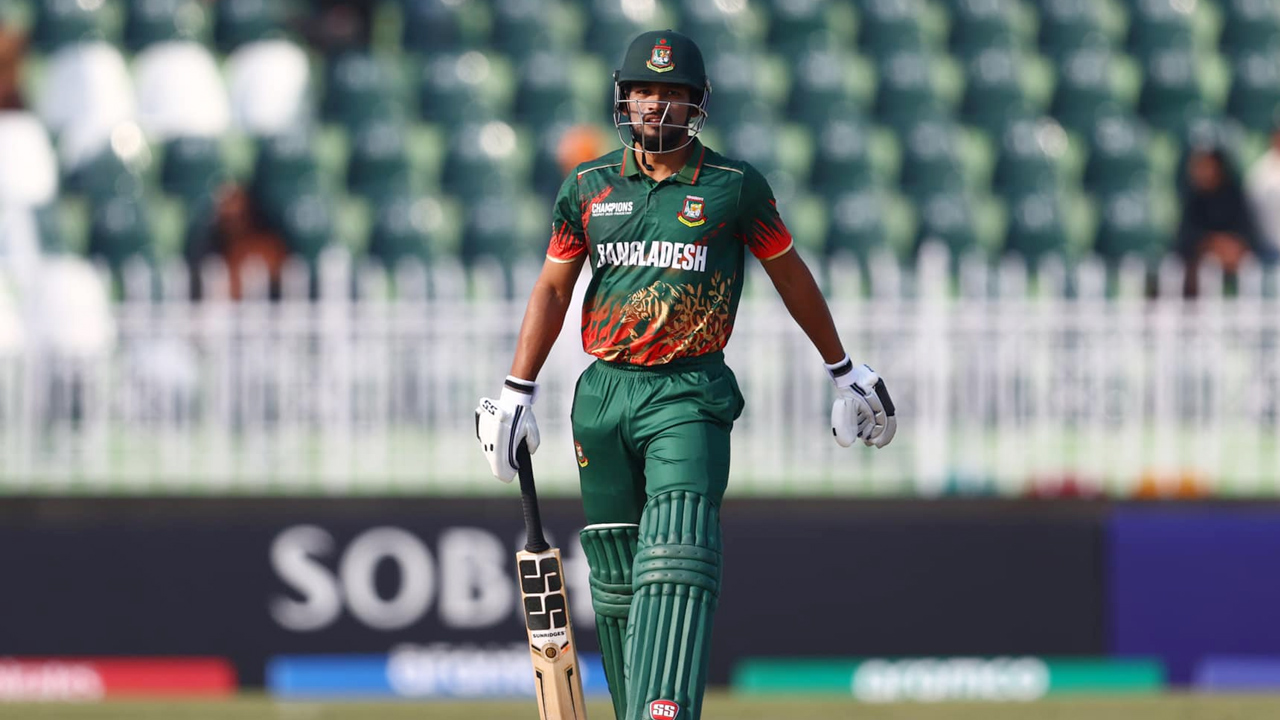 চ্যাম্পিয়ন্স ট্রফি থেকে বিদায় বাংলাদেশের, যা বলছেন শান্ত