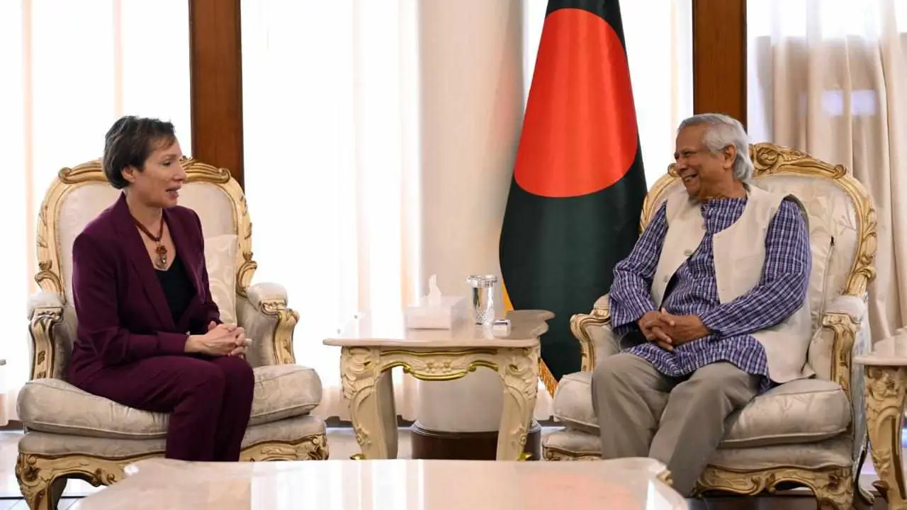 অধ্যাপক ইউনূসের সঙ্গে ট্রেসি জ্যাকবসনের সাক্ষাৎ