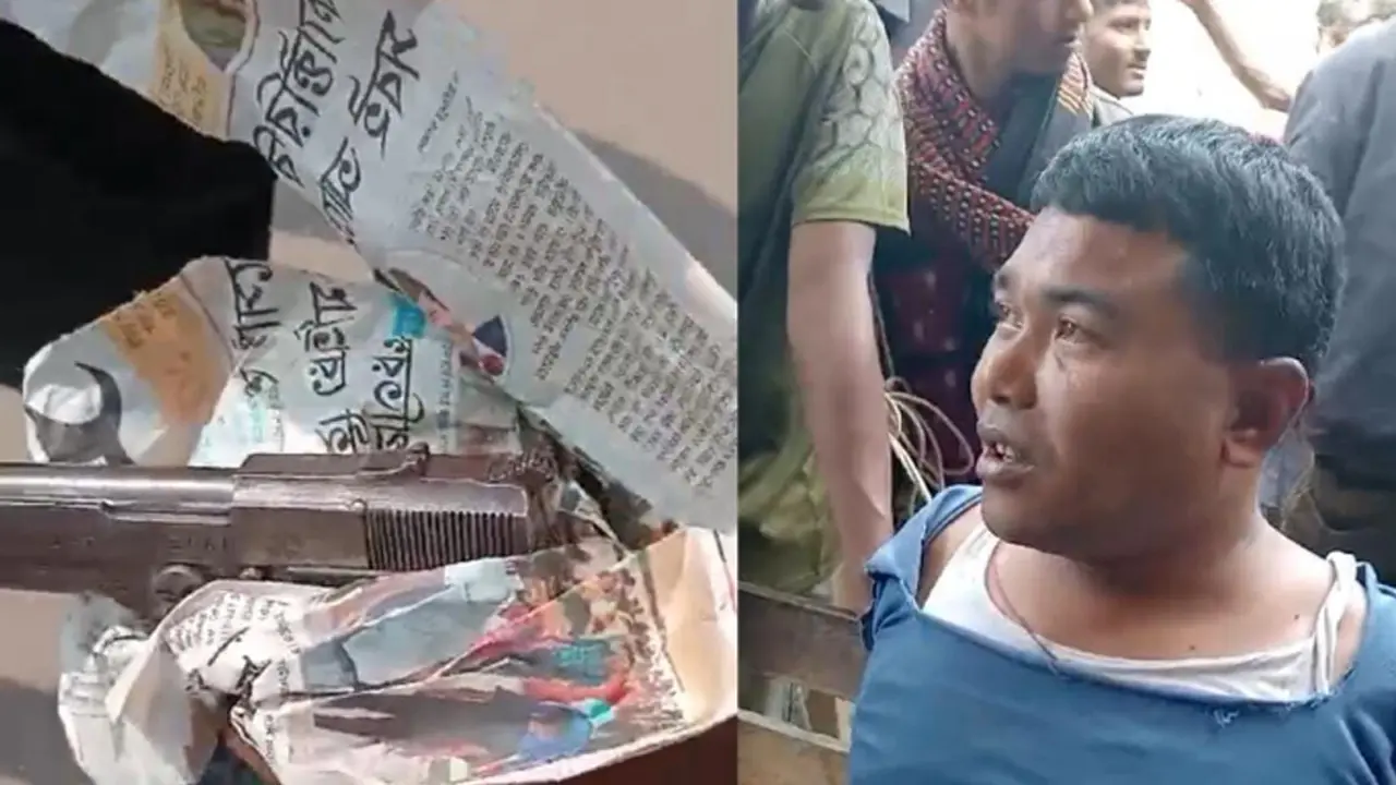 লামায় চাঁদাবাজির সময় অস্ত্রসহ সন্ত্রাসী আটক