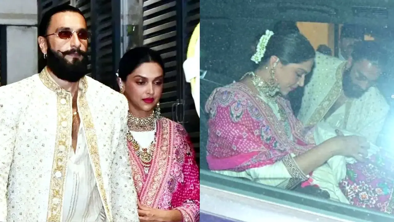 দীপিকার পোশাক ঠিক করে দিলেন রণবীর, স্বামীকে আগলে রাখলেন স্ত্রী